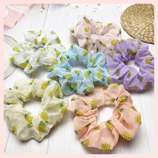 [Ảnh thật]CỘT TÓC VẢI SCRUNCHIES VOAN LỤA QUẢ THƠM BI TIỂU THƯ - PHONG CÁCH ULZZANG PHỤ KIỆN THỜI TRANG NỮ GIÁ RẺ ĐẸP