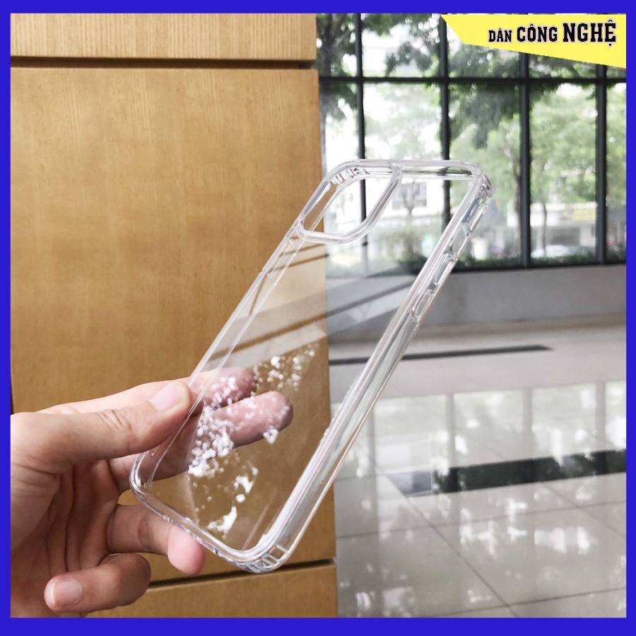 Ốp chống sốc đệm khí 4 góc Cao cấp, lưng cứng viền mềm iPhone 13 , 13 Pro , 13 Pro max trong suốt