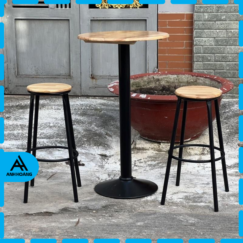 GHẾ BAR CAO 75CM NGỒI QUẦY KHÔNG TỰA LƯNG MỚI 💯