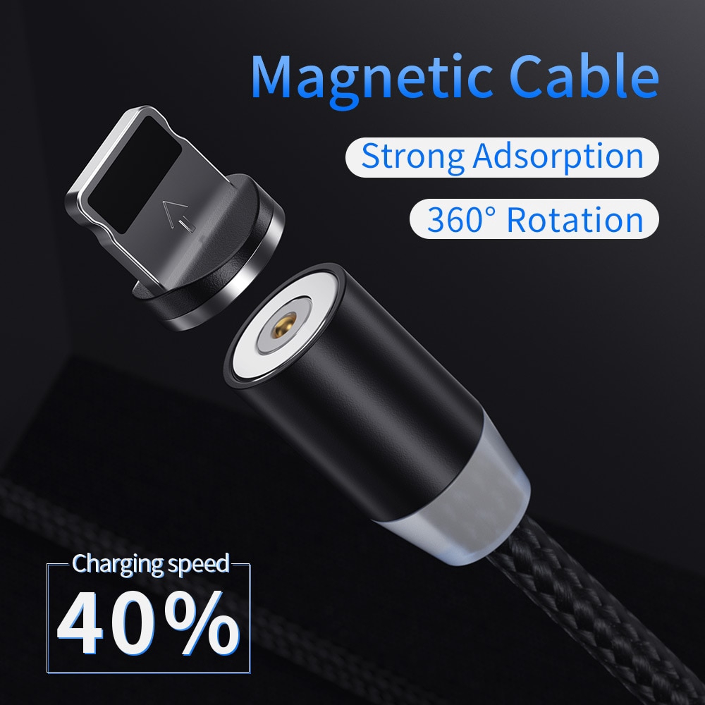 Cáp sạc nam châm đầu USB Type C cho điện thoại Huawei Samsung
