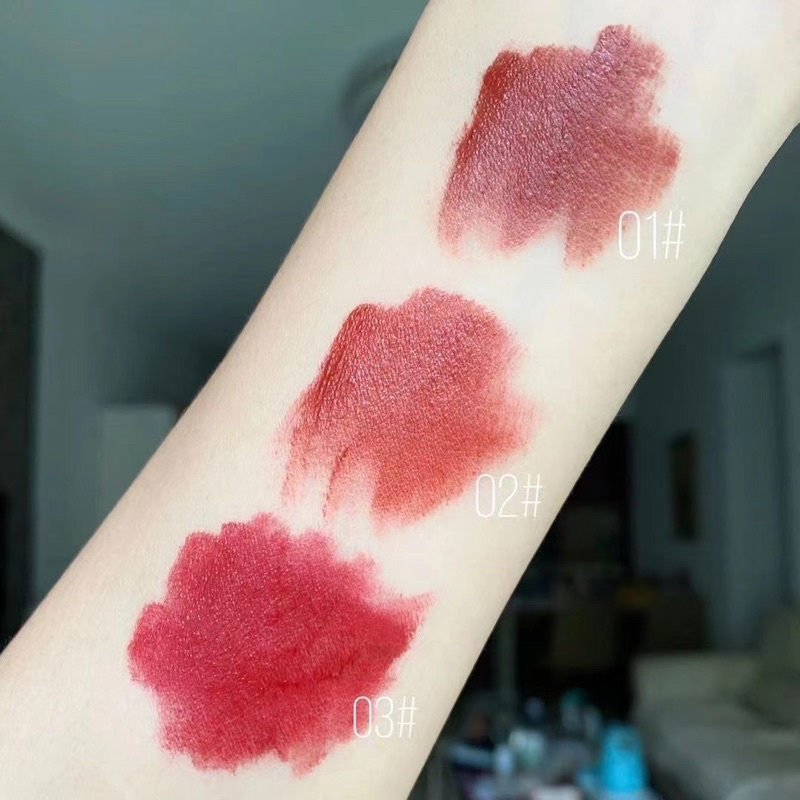 Set 3 Son Kem Lì HERORANGE Fluffy Lip Glaze - Son nội địa Trung