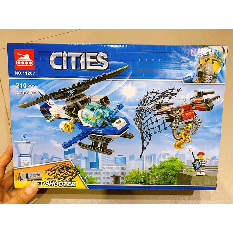 Đồ chơi lego City Urban police 02126 máy bay trực thăng cảnh sát