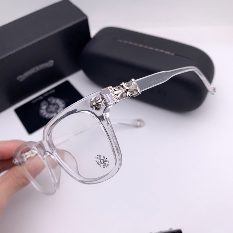 Gọng kính cận thời trang Chrome Heart dáng vuông bản đẹp sang trọng | BigBuy360 - bigbuy360.vn