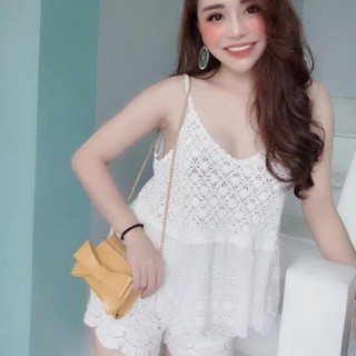 Sét Áo 2 dây ren trơn dễ mẶc - có bán rời theo phân loại hot hit