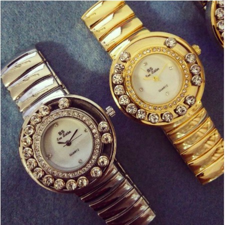 Đồng Hồ Nữ Bee Sister 1432 Đá Xoay Chính Hãng