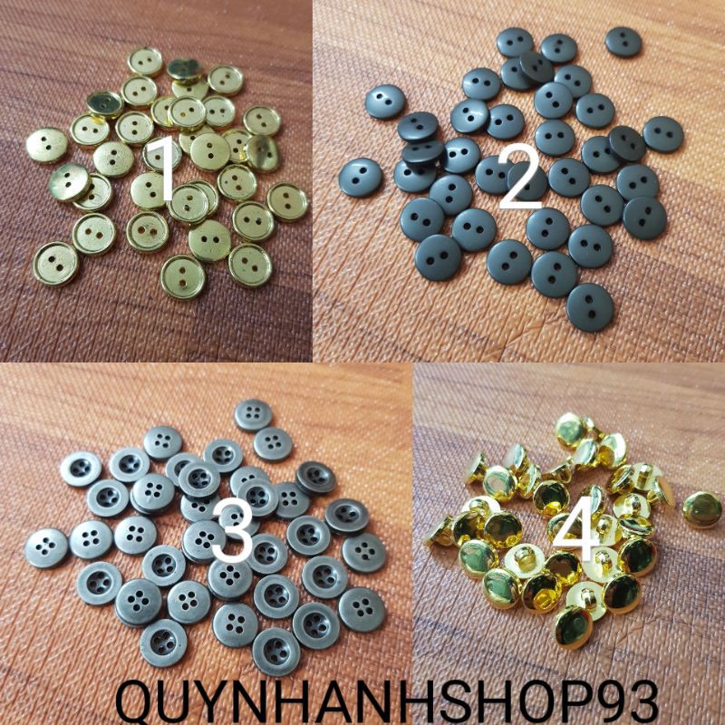Cúc áo 1 cm ( 100 gam )