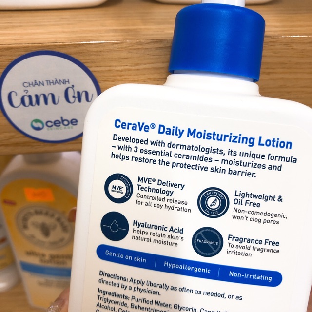 Kem dưỡng CeraVe Daily Moisturizing Lotion (355mL)