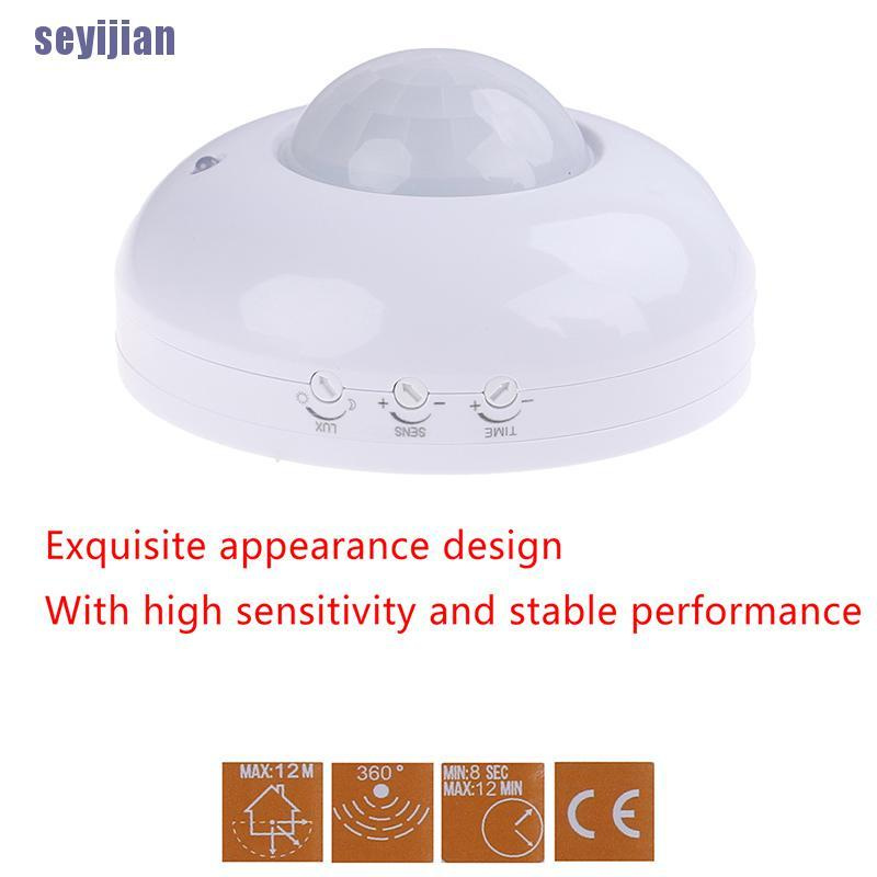 [SJ] 360° Đèn Gắn Trần Cảm Biến Chuyển Động PIR
