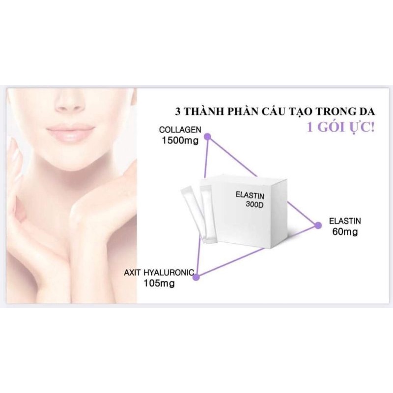 Collagen Elastin phân tử cực nhỏ 300DA