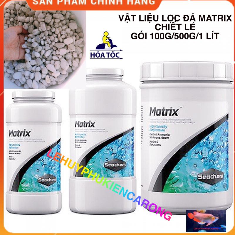 MATRIX SEACHEM + MATRIX POND 1 Lít + Tặng Kèm Túi VLL Cao Cấp Hàng Chiết Thùng 100 Lít