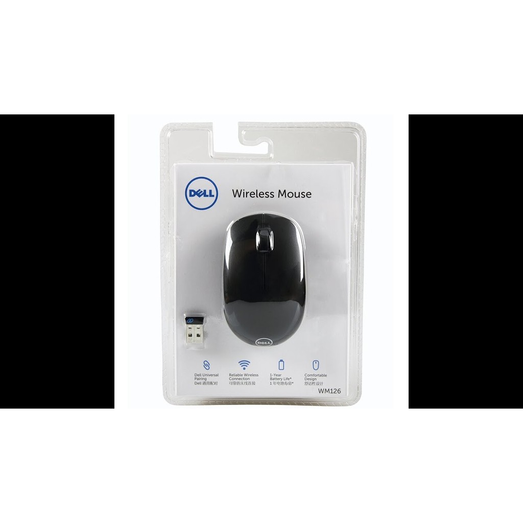 [FREESHIP 99K]_Chuột không dây Dell WM126 (USB-Wireless, Không dây)