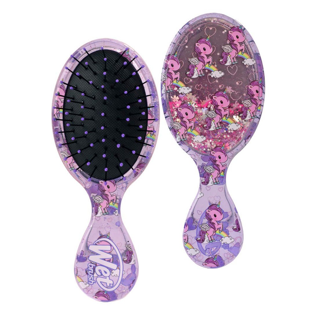 Lược gỡ rối Wet Brush Happy Hair Detangling Mermaids &amp; Unicorns (có hộp đi kèm)