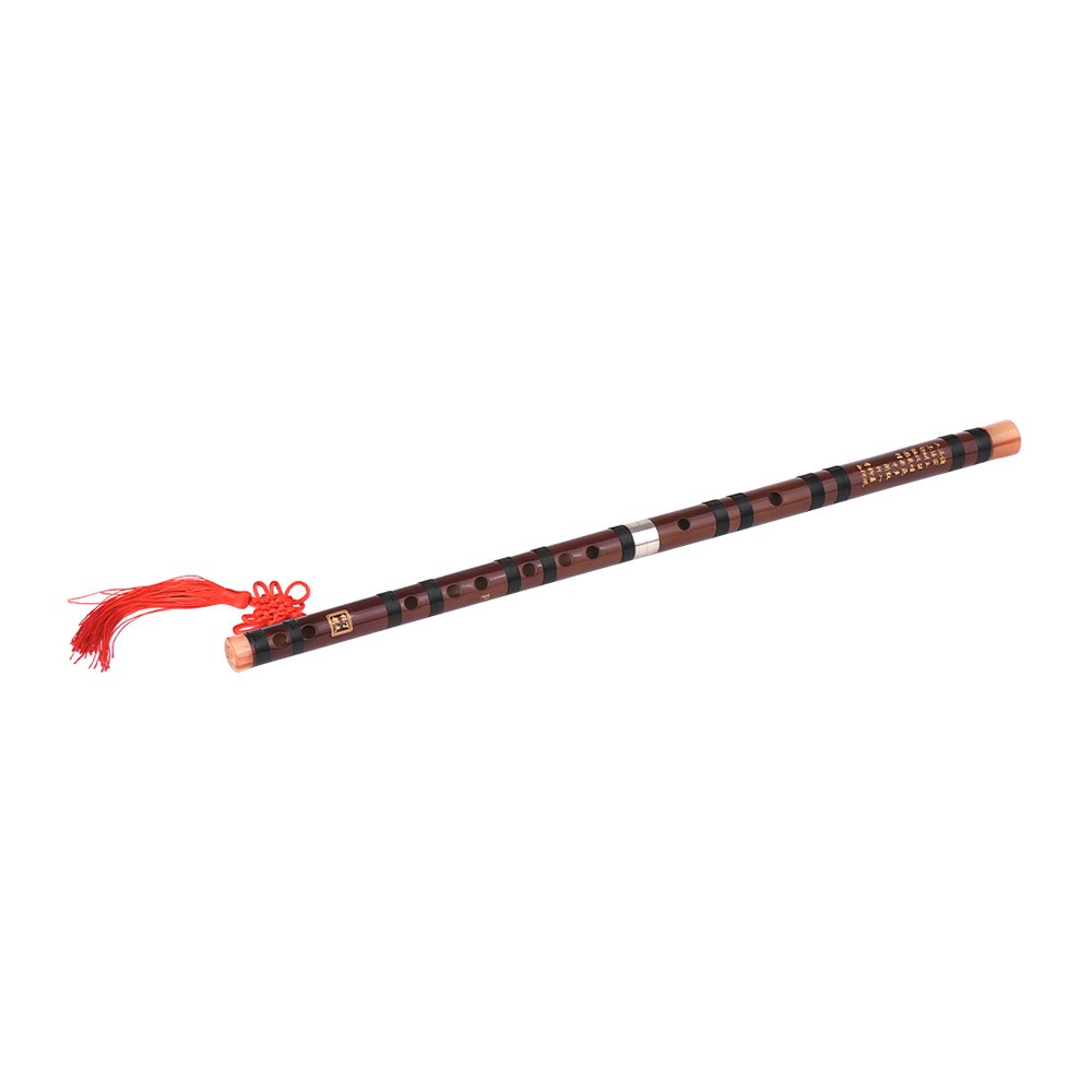 Ĩ G Key Chinese Traditional Instrument Dizi Bitter Bamboo Flute with Chinese Knot for Beginners