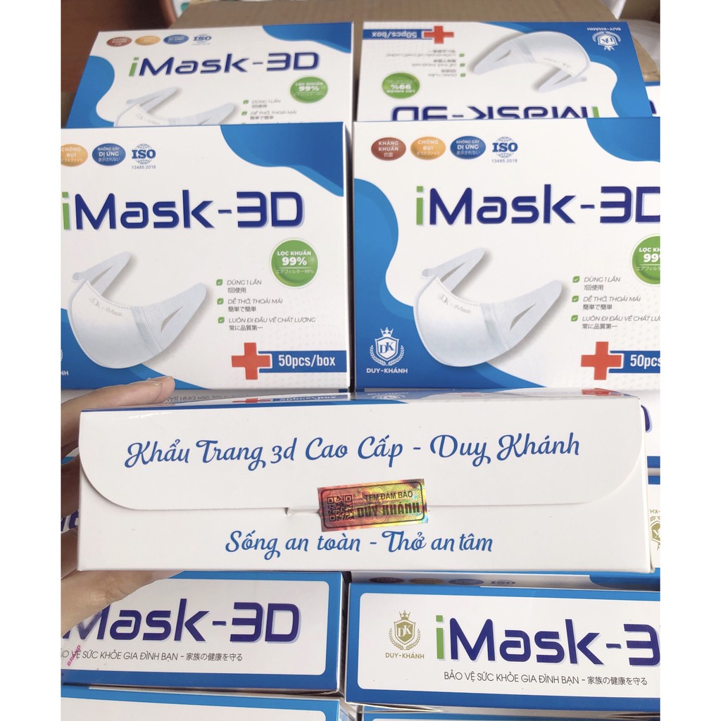 [Hộp 50c] Khẩu Trang Họa Tiết 3D Mask Duy Khánh Kháng Khuẩn Chuẩn Công Ty | BigBuy360 - bigbuy360.vn