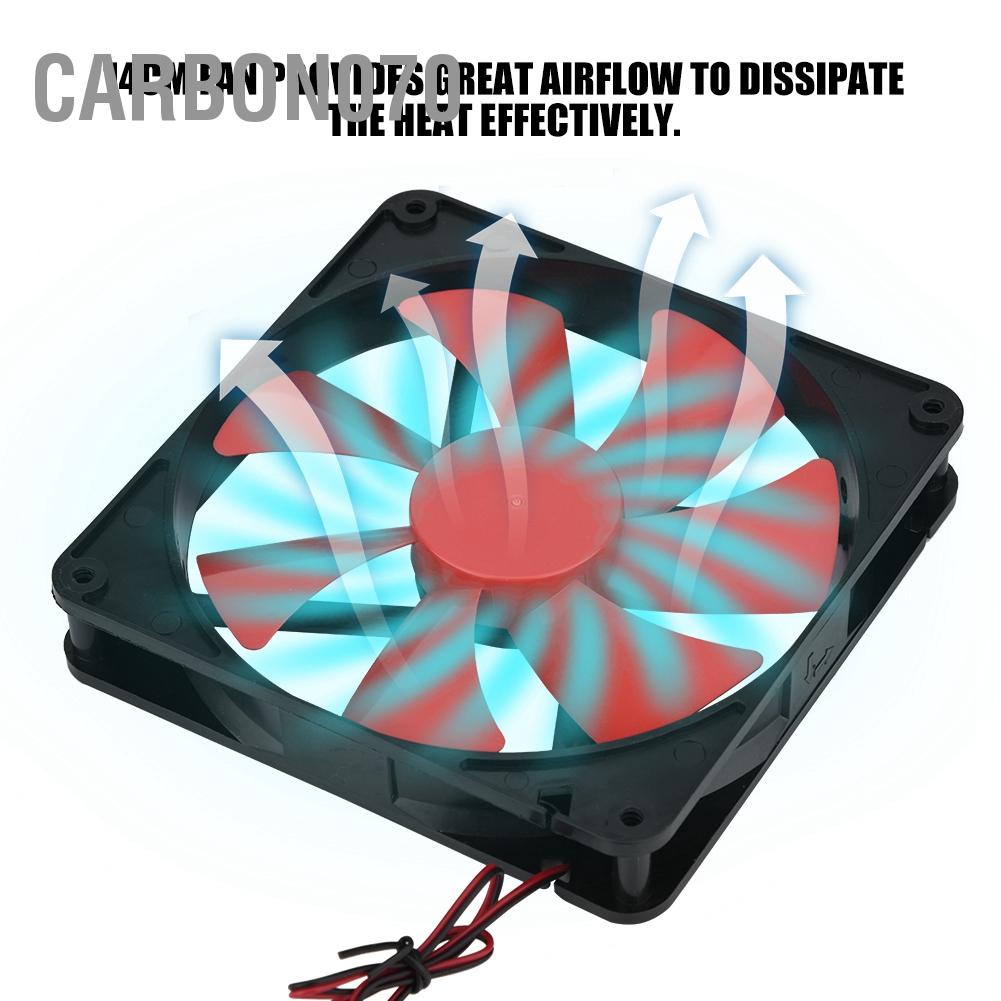 Quạt tản nhiệt hút mùi cho PC máy tính 14cm 12V siêu êm