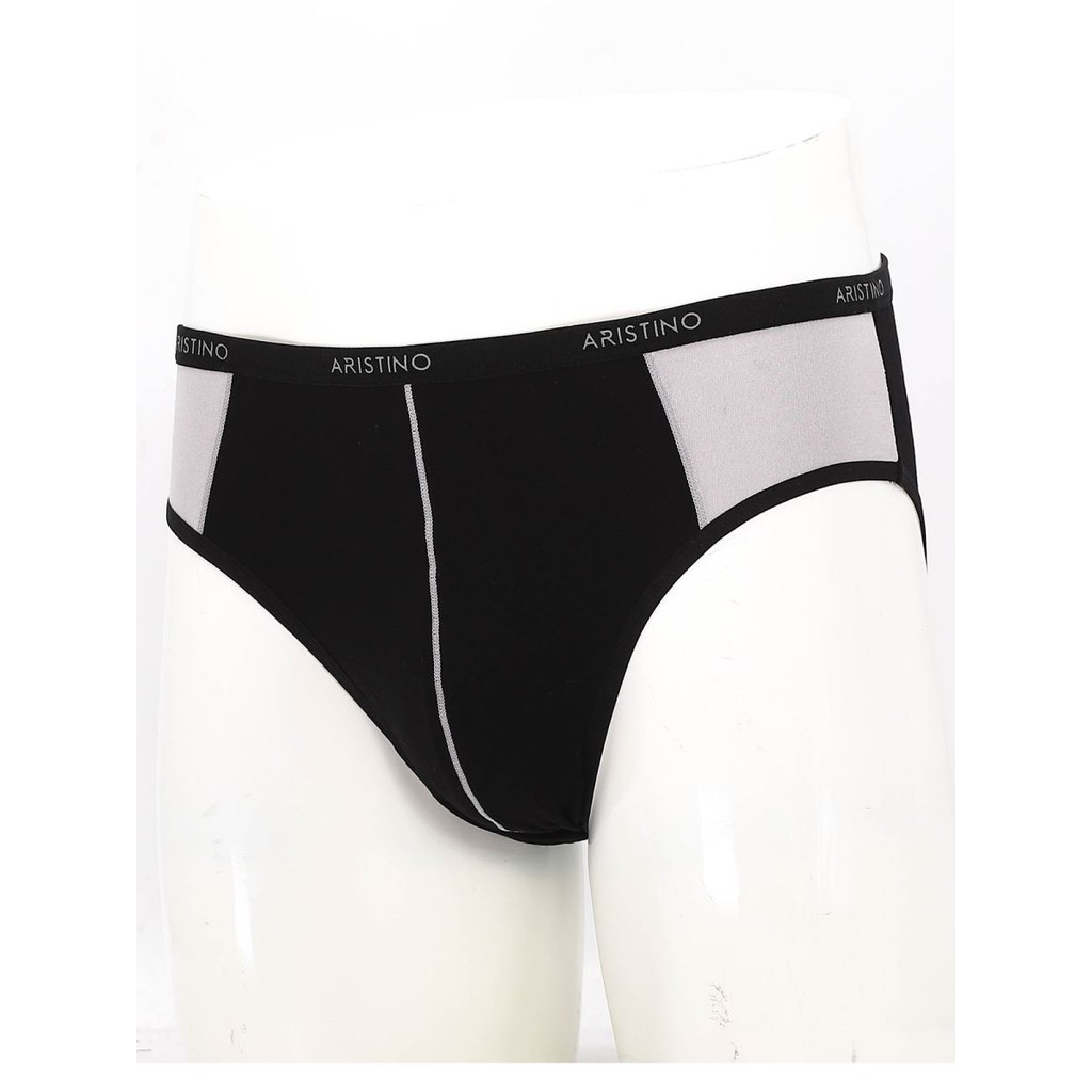 Quần Lót Nam Aristino  𝑪𝑯𝑰́𝑵𝑯 𝑯𝑨̃𝑵𝑮 100% Kiểu Dáng Tam Giác - Thiết kế basic - Chất liệu Cotton