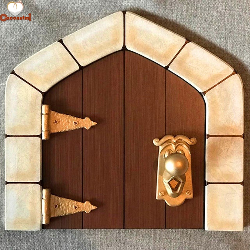 Đồ trang trí Alice in Wonderland Mini Bằng Gỗ Dùng Trang Trí Phòng