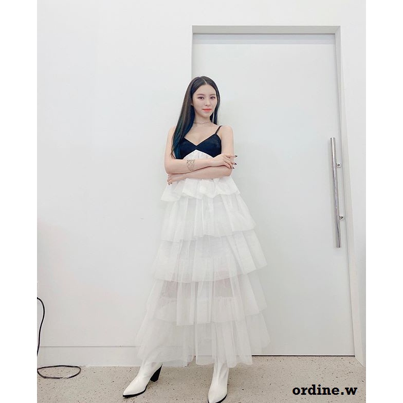 ORDER_Váy dài xếp tầng BLACKPINK Jennie, Dara, APRIL Naeun, APINK Eunji, CLC Elkie, Im Nayoung, Han Sohee, Lee Yubi