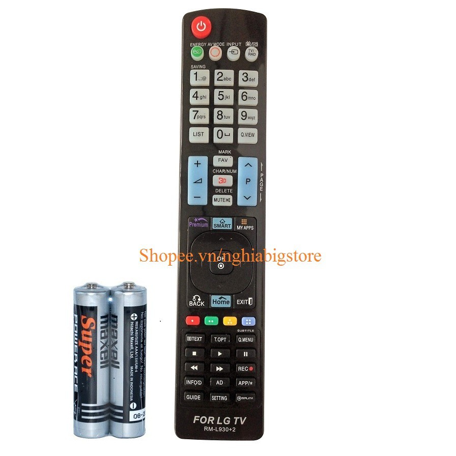 Remote Điều Khiển Tivi LG, Internet Smart TV RM-L930+2