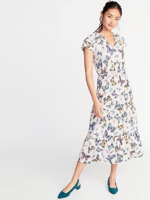 Váy maxi old navy cánh tiên xuất xịn