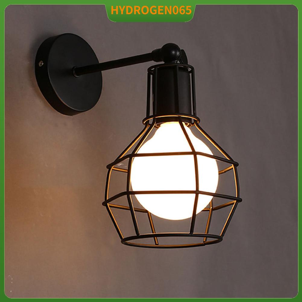 Đèn treo tường bằng kim loại cổ điển Khung bóng râm Phong cách công nghiệp cho hành lang lối đi Hydrogen065