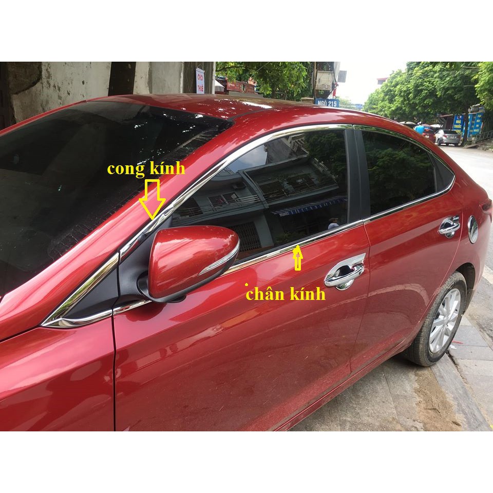 nẹp chân kính accent, viền cong kính accent 2019, 2020, 2021 2022 2023 2024 2025 2025