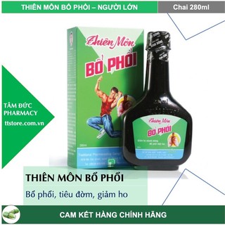 Thiên môn bổ phổi bình đông 280ml ( bổ phế, giảm ho)