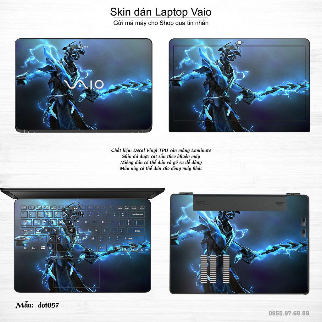 Skin dán Laptop Sony Vaio in hình Dota 2 _nhiều mẫu 10 (inbox mã máy cho Shop)