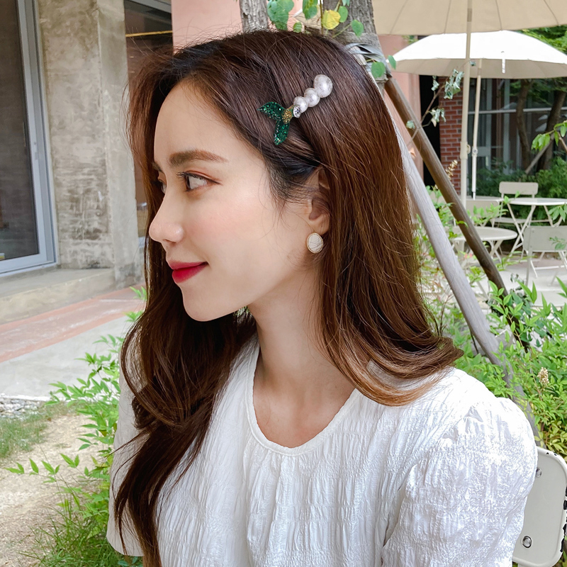 Kẹp Tóc Đính Ngọc Trai Xinh Xắn Cho Nữ