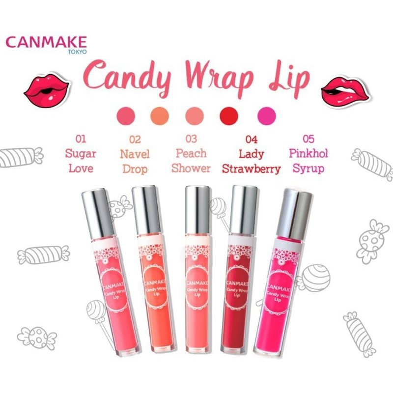 Son nước Canmake Candy Wrap Lip