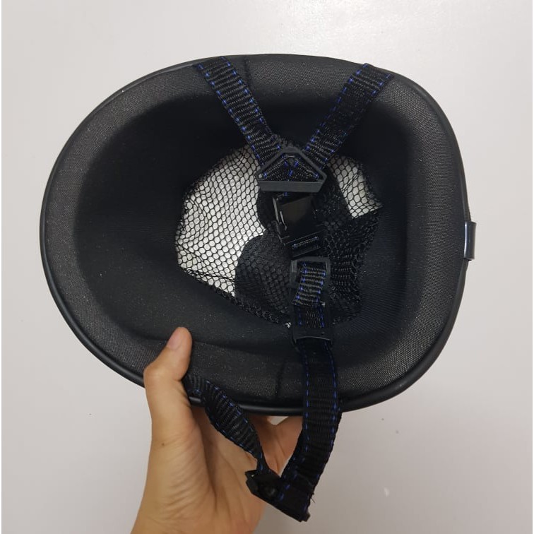 Combo 4 món mũ bảo hiểm kèm kính PC tặng kèm tai gấu chong chóng