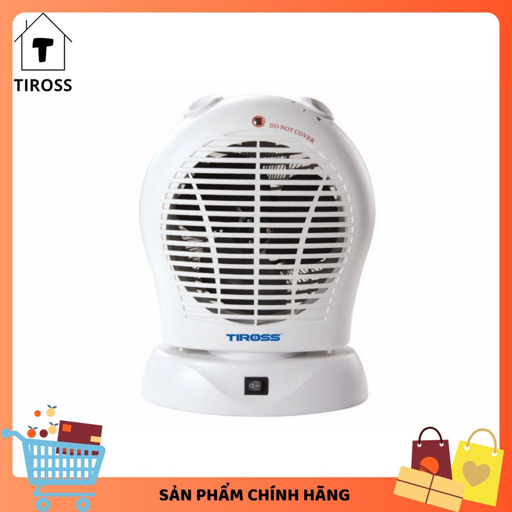 [Tiross123] Quạt Sưởi Tiross 2000W (hai cánh) TS944, sản phẩm chính hãng, bảo hành 12 tháng