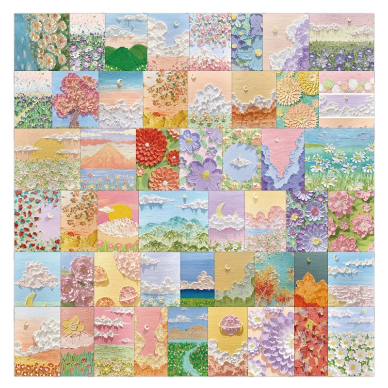 Bộ 50 Miếng Dán Trang Trí Tường Graffiti Chống Thấm Nước DIY