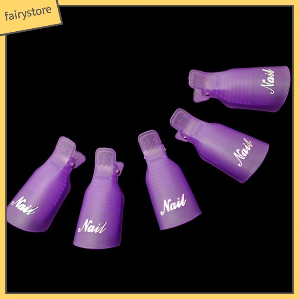 [Hàng mới về] Set 10 kẹp ủ móng tay loại bỏ sơn gel UV