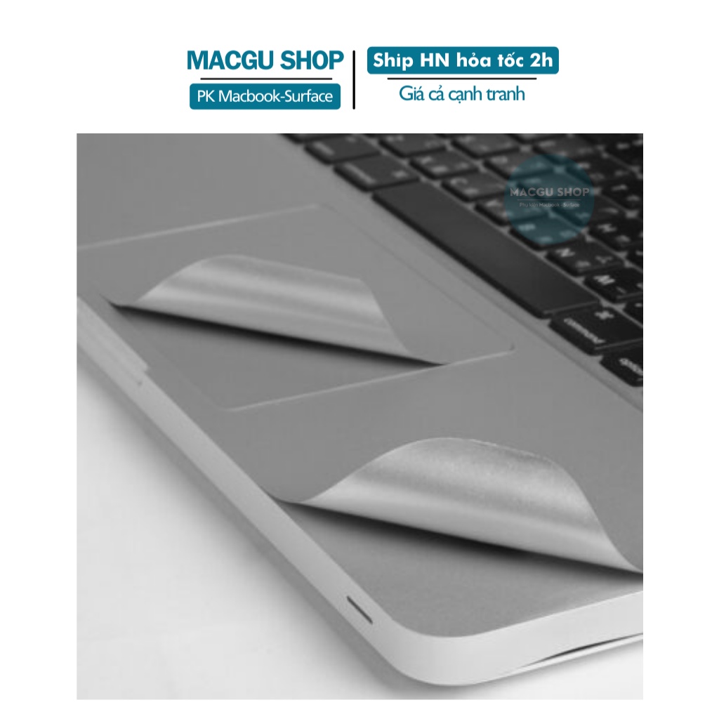 Bộ Dán Kê Tay Kèm Trackpad Macbook JRC 4 Màu-đủ đòng. Dán từ tính không dính keo