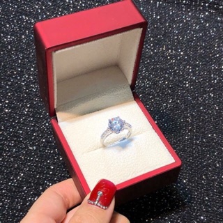 Nhẫn nữ bạch kim bền vĩnh viễn thời trang giá rẻ