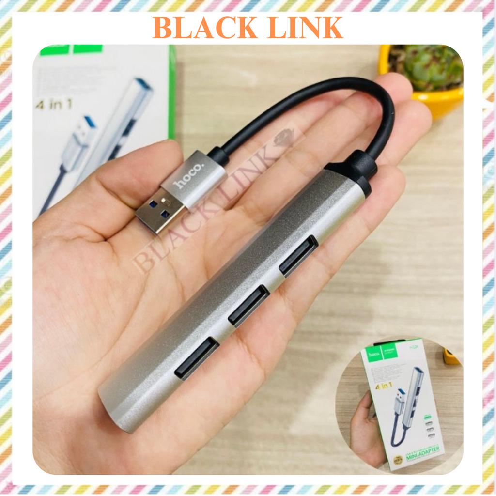 Bộ HUB Bộ Chia Cổng Hoco HB26 4in1 USB sang 4 cổng USB 3.0 Truyền Dữ Liệu Nhanh Tương Thích Mọi Hệ Điều Hành