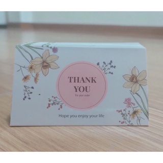 Thẻ cảm ơn - card thank you 50 cái/sét