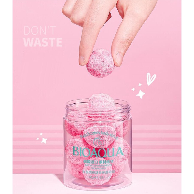 Candy Tắm Dưỡng Trắng Sáng Da Snail Scrub Bioqua Siêu Hot