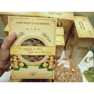 LONG NHÃN SẤY DẺO HƯNG YÊN KHÔNG TẨM ĐƯỜNG (HỘP 500GR)