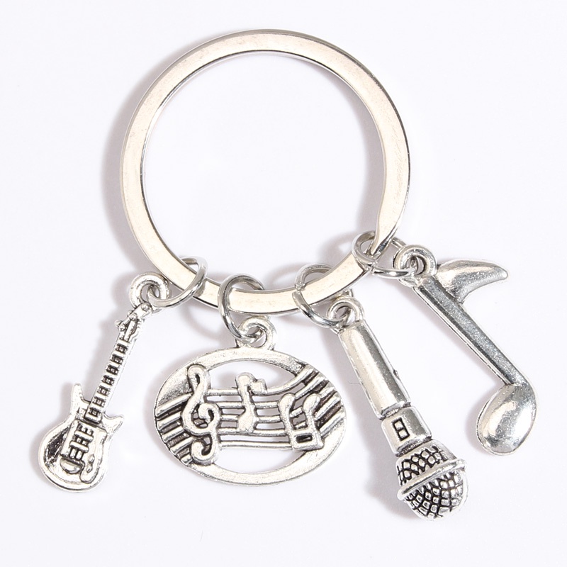 Móc Khóa Hình Nốt Nhạc Cụ guitar