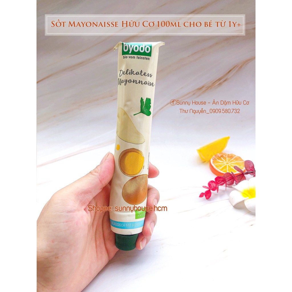 Sốt Mayonnaise Hữu Cơ Byodo 100ml