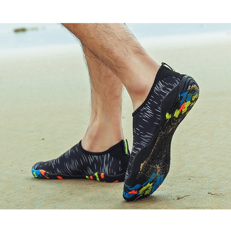 Giày đi biển, yoga, thể dục thao unisex loại dầy cao cấp bảo vệ chân khi trên sỏi cát