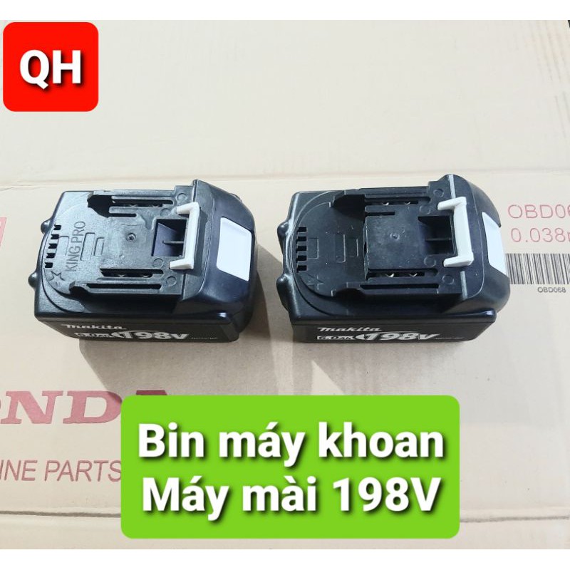 Pin máy khoan Makita 6.0Ah 198V Dùng chung cho máy khoan và máy mài máy xiết bu lông