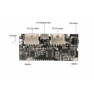 Mạch sạc dự phòng 2.1A màn hình LCD