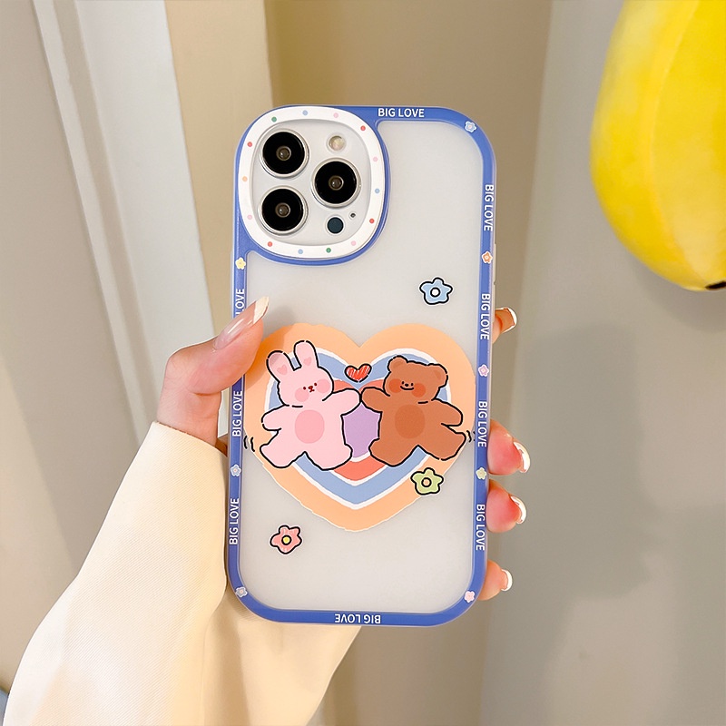 Ốp lưng iphone Ốp Điện Thoại Họa Tiết Hoạt Hình Mắt To Dễ Thương Cho Iphone 12 13Pro 11 xr 6 7 8 xs Dinuo case