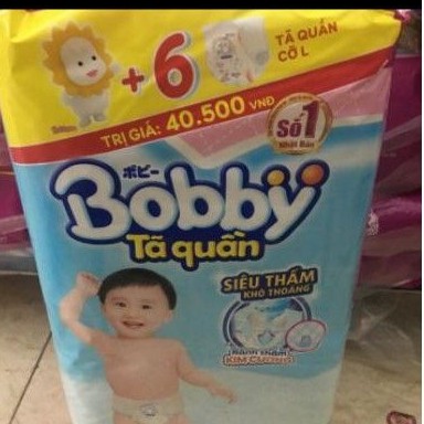 Bỉm quần bobyy size xl34 tặng 6 miếng