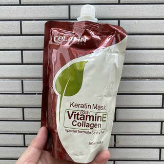 Hấp túi colatin vitamin e – collagen mask 500ml