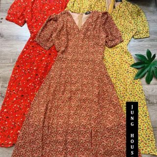 [SALE FOLLOW] Maxi Hoa Nhí 3 Màu