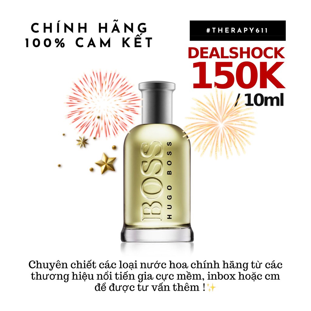 [𝗦𝗔𝗟𝗘]..::✨ Mẫu Thử nước hoa Hugo Boss Bottled EDT 10ml/20ml Spray / Chuẩn authentic✨::..